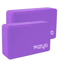 Kostka do jogi 2 szt  – fiolet