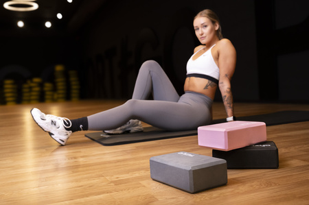 Kostka do jogi – Różowy