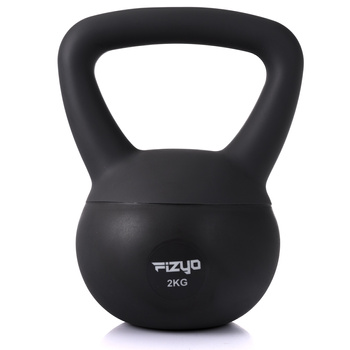 Miękki kettlebell 2 kg Czarny