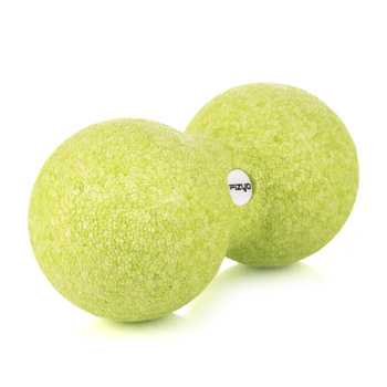 Podwójna piłeczka do masażu 8cm Limonkowa