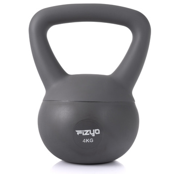 Miękki kettlebell 4 kg Szary